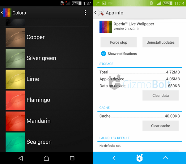 Install Xperia Z3 Lollipop Live Wallpaper With New Lock Screen Effect