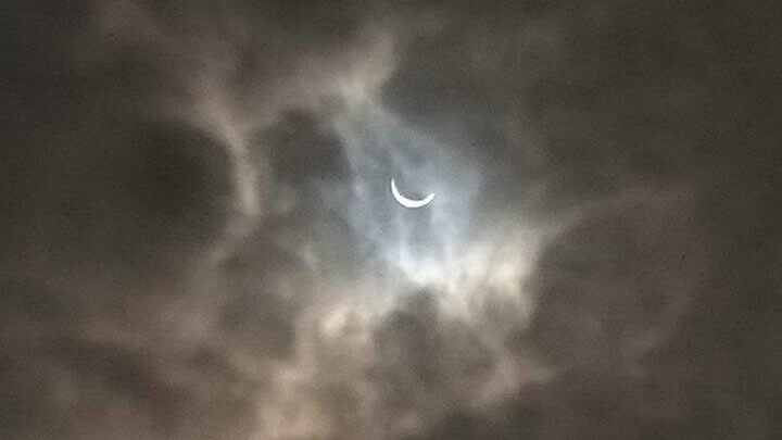 Solar eclipse pic taken via Xperia Z3