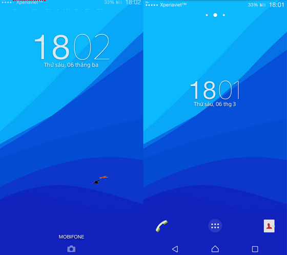 Xperia Lollipop Blue Theme