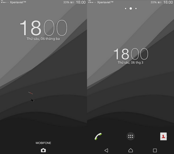 Xperia Lollipop Grey Theme