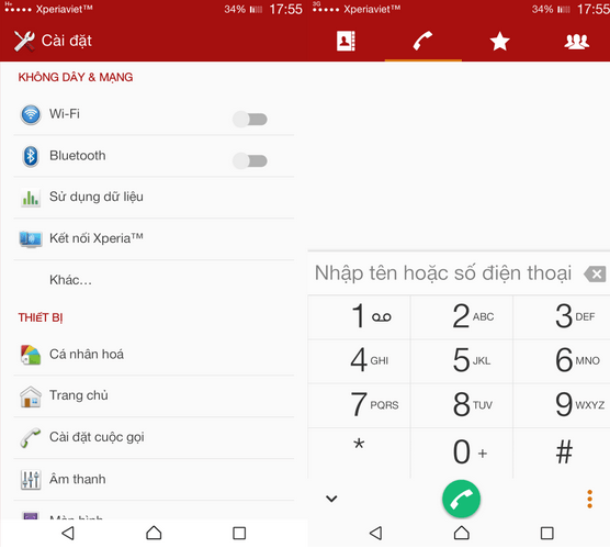 Download Xperia Lollipop Red Theme
