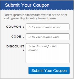 How to Submit Coupons on Zoutons