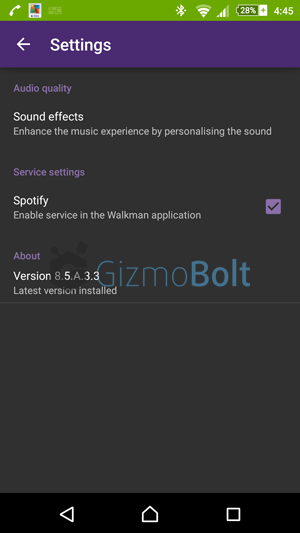 Walkman 8.5.A.3.3 app