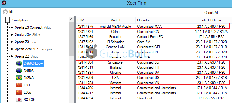 How To Download Lollipop Firmware Via Xperifirm Tool