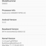 Xperia Z3 Android 5.0.2 23.2.A.0.278, 23.1.A.0.726 firmware rolling