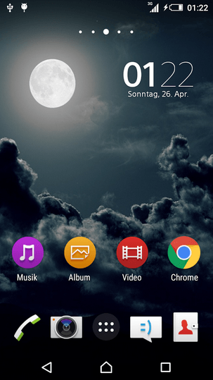 Xperia Dark Night Theme