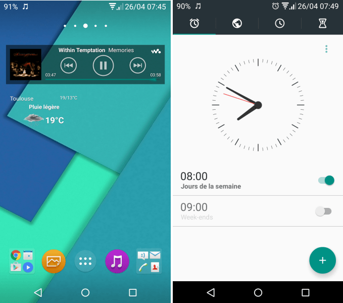 Xperia NR Lollipop Theme