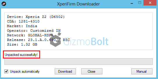 Download Lollipop update via XperiaFirm tool