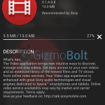 Sony Videos 9.1.A.0.8 app update rolling