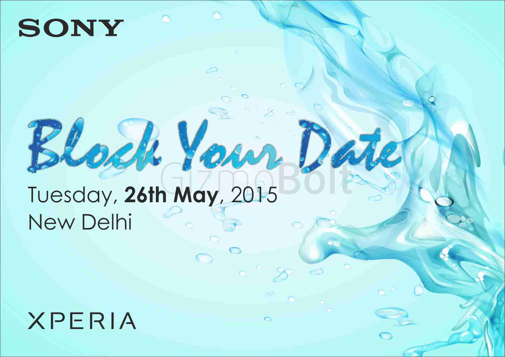 Sony Press Event in India on 26 May