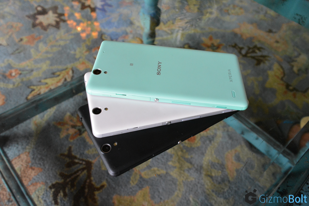 Xperia C4 Dual Mint White Black Color