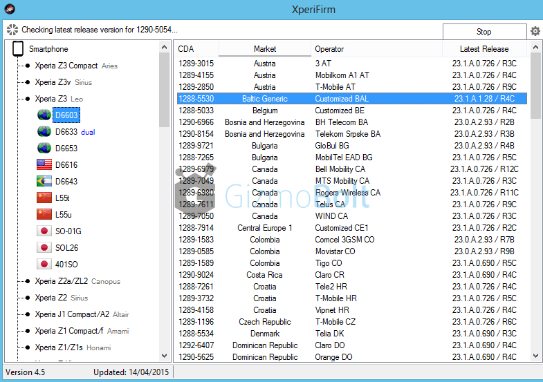 Xperia Z3 23.1.A.1.28 firmware rolling