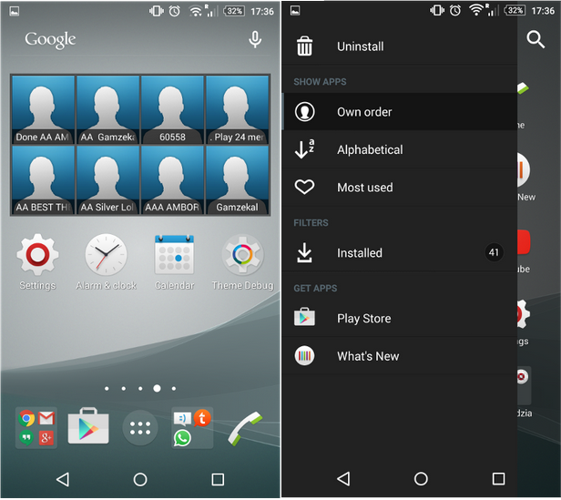 Xperia Z3 Plus White Theme