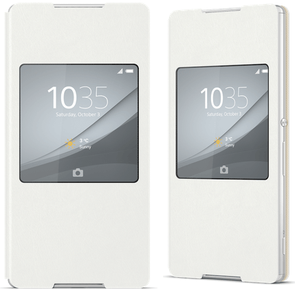 Xperia Z4 Style Cover Window White Theme