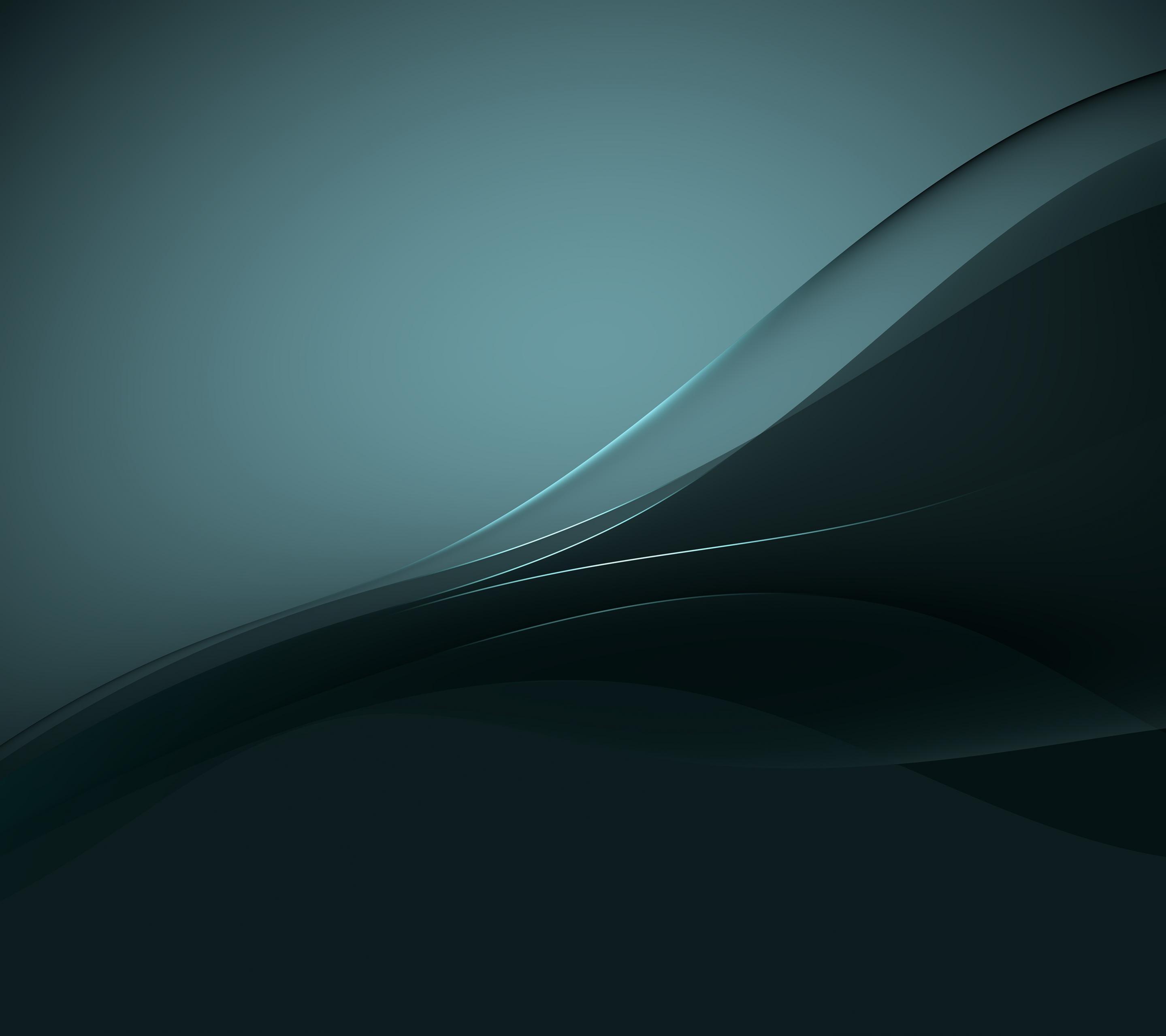 Xperia Z4 Wallpaper In Aqua Green Color Gizmo Bolt Exposing