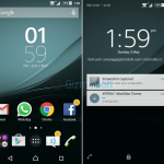 Xperia Z4 Aqua Green Window Style Cover Theme released