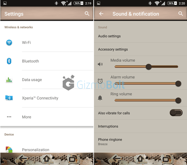 Xperia Mad Max Lollipop Theme