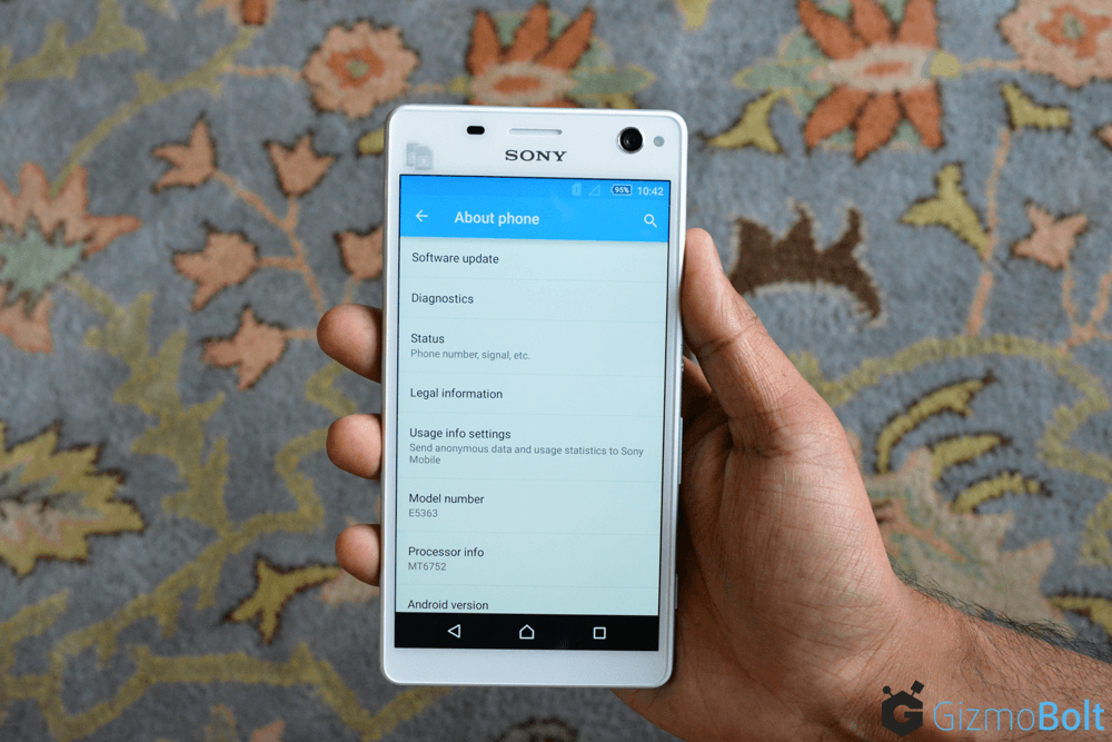 Xperia C4 Dual E5363 About Phone Info