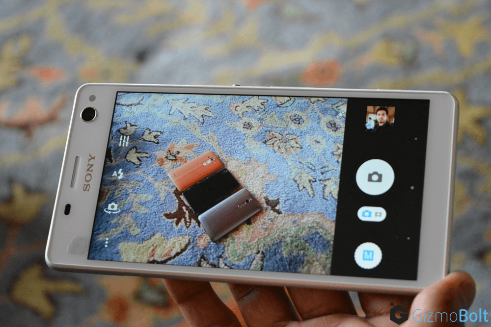 Xperia C4 Dual Camera View Finder