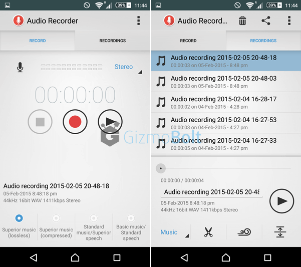 Sony Audio Recorder 1.00.35 app