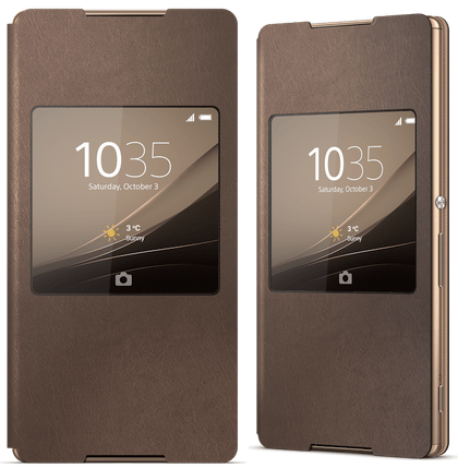 Xperia Z4 Style Cover Window Copper Theme