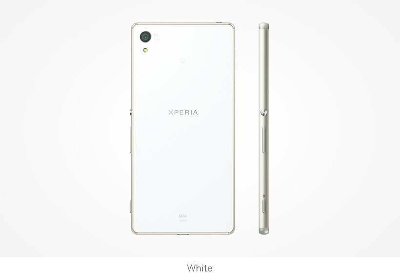 Xperia Z4 SOV31 in White color