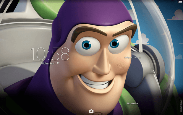 Xperia Toy Story Buzz Theme apk