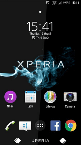 Xperia Lollipop Smoke Theme