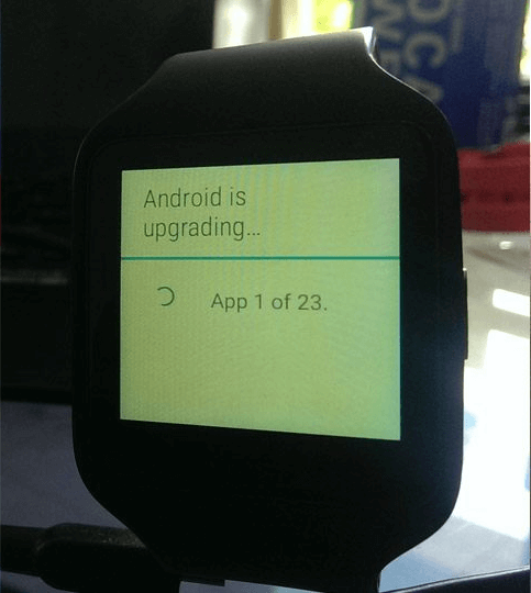 Android 5.1.1 Wear SmartWatch 3 Update