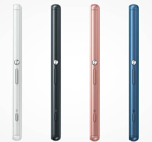 Xperia A4 in pink, white, black and blue color