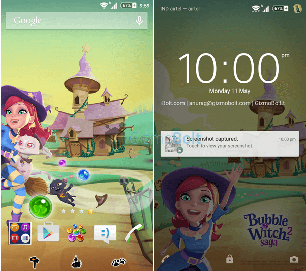 Download Xperia Bubble Witch 2 Theme