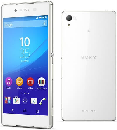 White Xperia Z3+