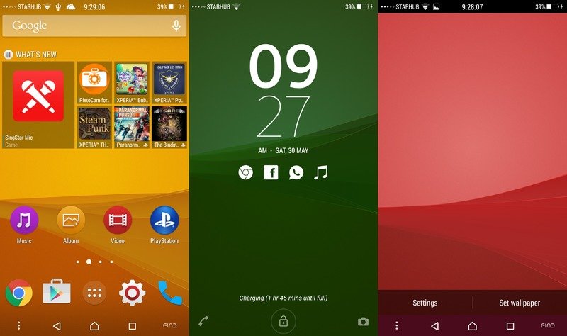 Xperia Z3+ Live Wallpaper