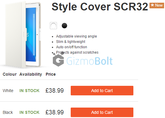 Sony Style Cover SCR32 price in UK