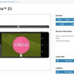 Test Xperia Z3 running Lollipop in Sony Remote Device Lab