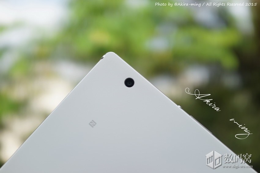 Xperia Z4 Tablet rear camera