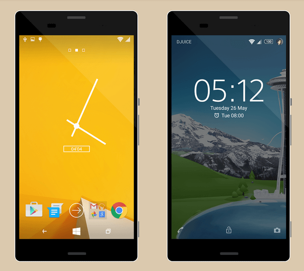 Xperia Windows Theme for Lollipop