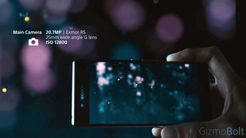 Xperia Z3+ 20.7 MP camera features