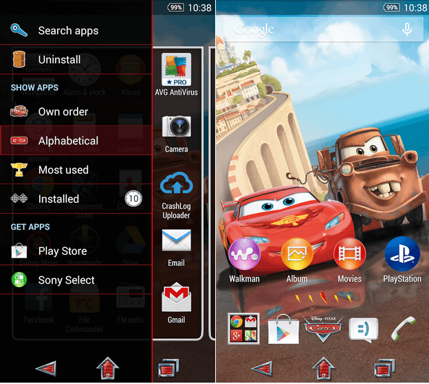 Xperia Cars Road Trip Theme apk