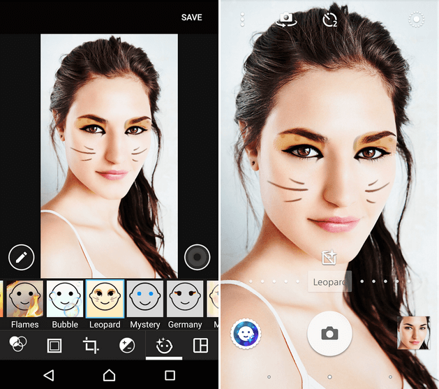 Leopard – Xperia Style portrait app effect
