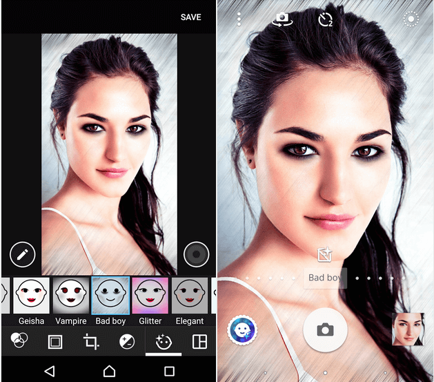 Bad Boy – Xperia Style portrait app effect