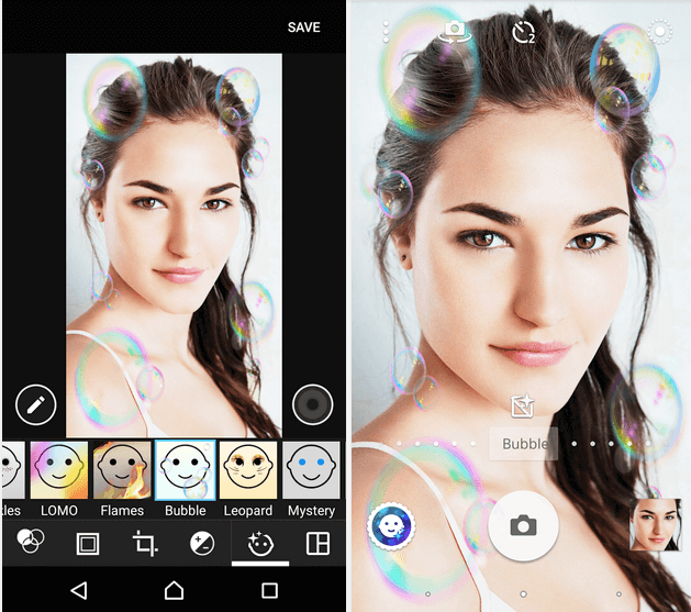 Bubble – Xperia Style portrait app effect