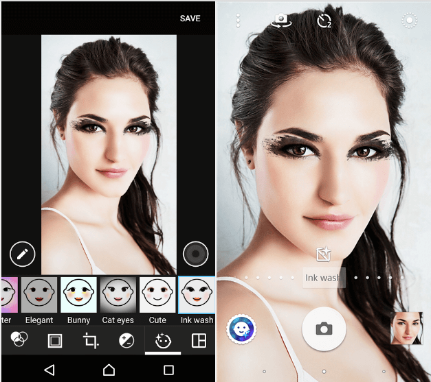 Ink Wash – Xperia Style portrait app effect