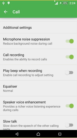 Lollipop Call Recording MOD for Xperia
