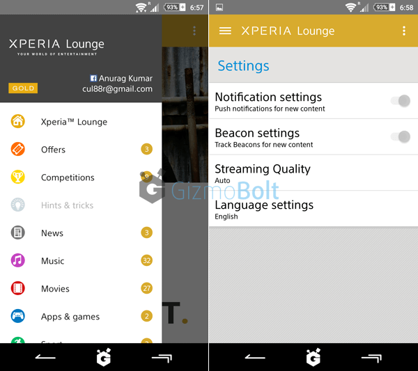 Sony Xperia Lounge 3.1.4 apk