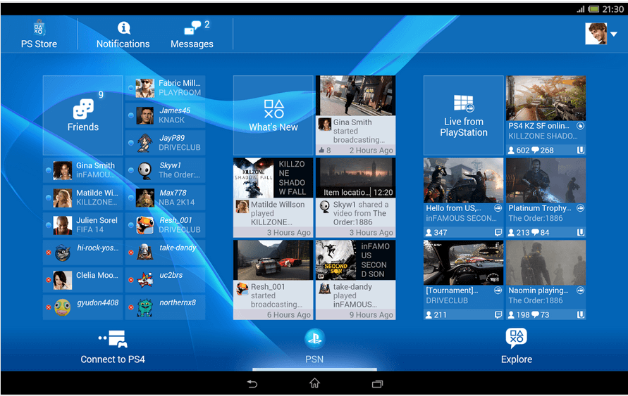 Sony PlayStation App 2.55.8  changelog