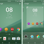 Xperia Sea Green & Purple Lollipop theme with custom switches