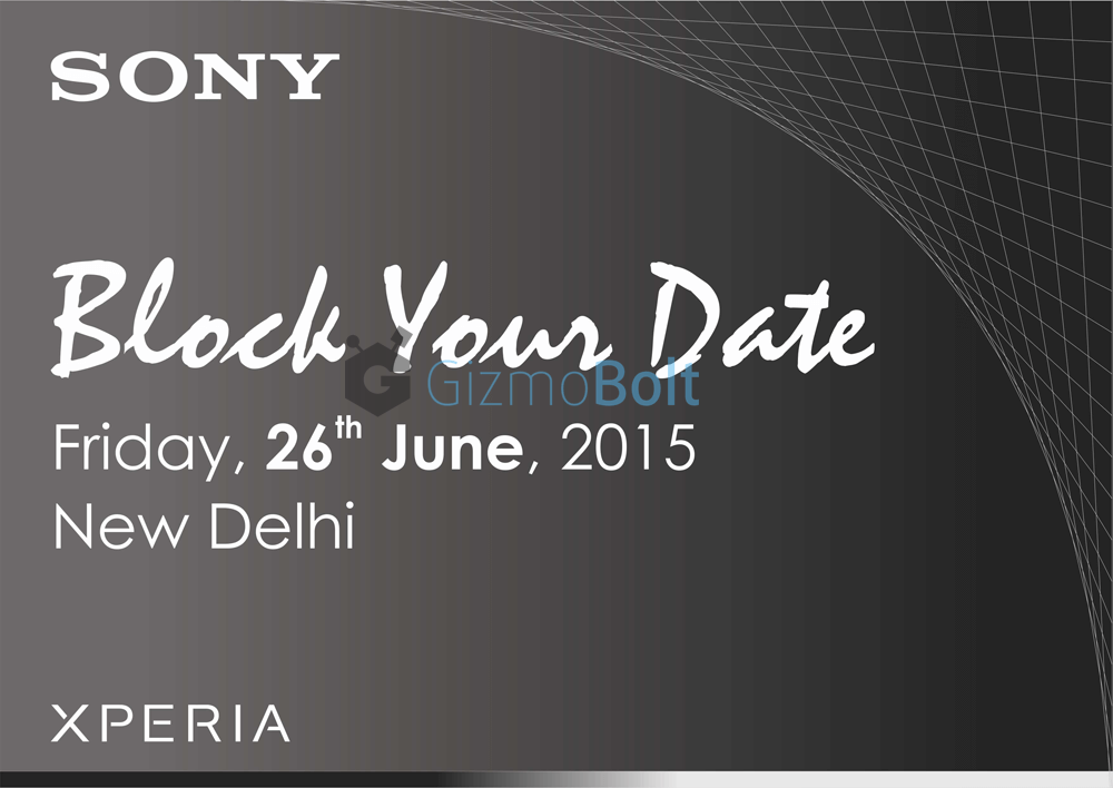 Sony Press Conference 26 June India