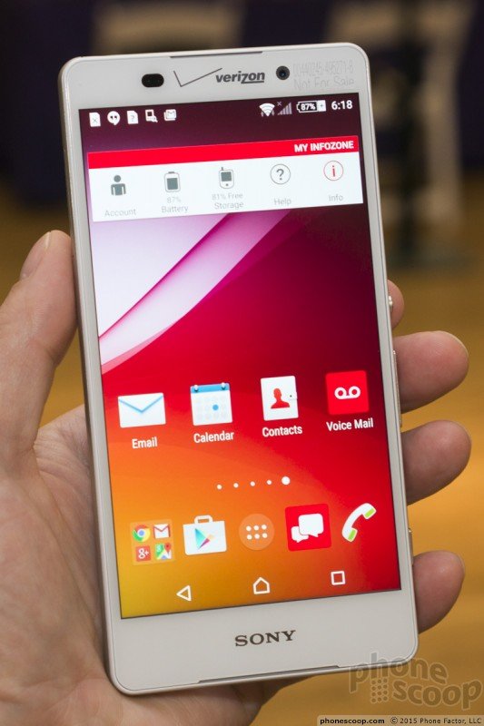 Verizon Xperia Z4v hands on pics