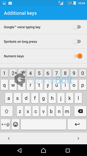 Xperia Keyboard app, 6.7.A.0.86